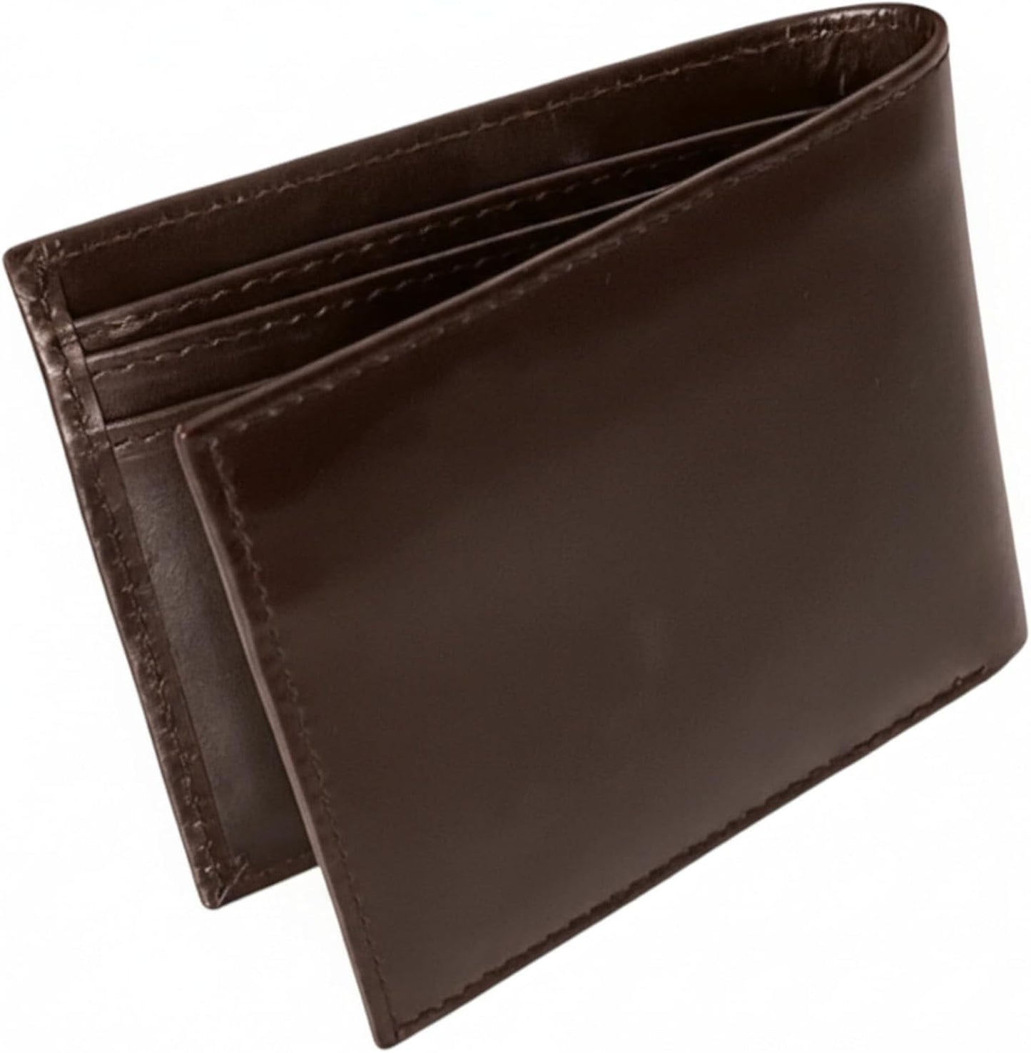 Men's Classic Genuine Leather Bifold Wallet — Slim & Durable
