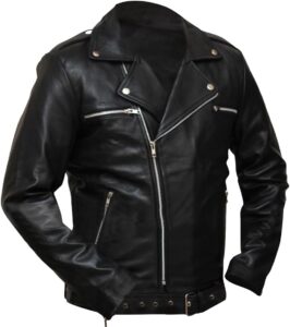 Black Negan Biker Jacket